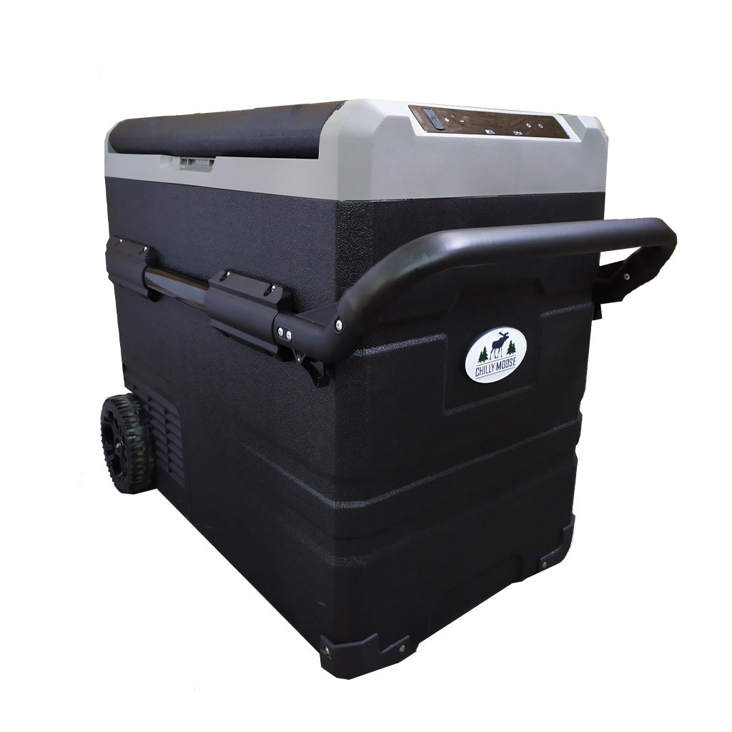 Chilly Moose Wheeled 55L Portable Fridge-Freezer - Battery Included - LG Compressor