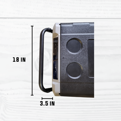 Chilly Moose Wheeled 55L Portable Fridge-Freezer - Battery Included - LG Compressor