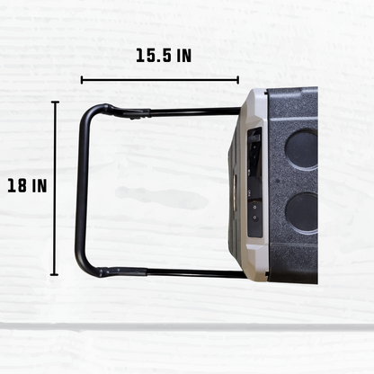 Chilly Moose Wheeled 55L Portable Fridge-Freezer - Battery Included - LG Compressor