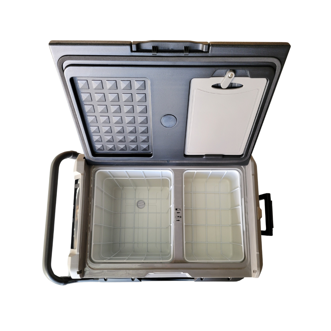 Chilly Moose Wheeled 45L Portable Fridge-Freezer - Battery Included - LG Compressor