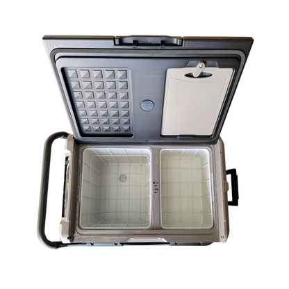 Chilly Moose Wheeled 45L Portable Fridge-Freezer - Battery Included - LG Compressor